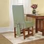 Cotton Duck Short Dining Chair Cover