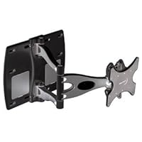 OmniMount Wishbone CL-L - Mounting kit ( cantilever arm ) for flat panel ( Tilt and Swivel ) - aluminum - black - screen size: 26 - 45 - mounting interface: 100 x 100 mm, 100 x 200 mm, 200 x 200 mm - wall-mountable