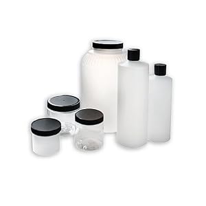 Speedball-Plastic-Empty-Containers-gallon-jar-with-wide-mouth-lid-white-plastic