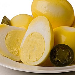 Jalapeno Pickled Eggs 3 jars: Jake and Amos
