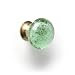 Green Glass Bubble Drawer Knob