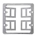 Intellinet Double-Gang Box Eliminator, Metal