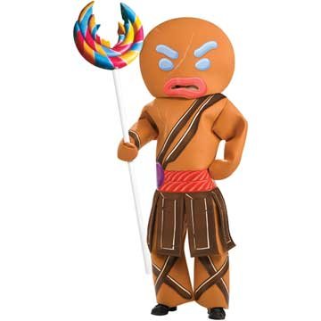 Shrek Gingerbread Man Warrior Costume