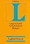 Dictionary Biology: English-German/Fachworterbuch Biologie : Englisch-Deutsch