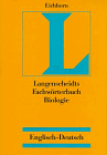 Dictionary Biology: English-German/Fachworterbuch Biologie : Englisch-Deutsch