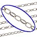Sterling Silver Oval Rolo Chain 4mm Wide Bulk By The Foot