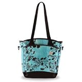 Sling Tote Diaper Bag - Botanical Azure