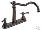 Gerber Brianne Two Handle Kitchen Faucet, 8 Centers, Oil Rubbed Bronze # 42-706-RB