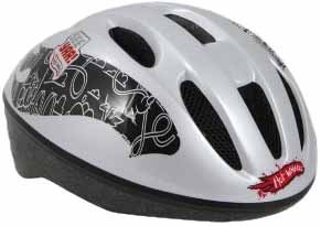 Hot Wheels Kinder Helm Roger Dodger, silber-schwarz, 46-52, 980245/2 Preisvergleich