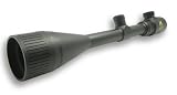 Exclusive By NcSTAR NcStar Shooter II AO 6-24x50AOE Red Illuminated Rangefinder Black Scope