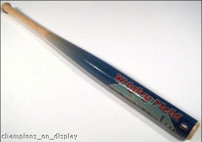 Buy CHICAGO CUBS WRIGLEY FIELD PHOTO MINI BASEBALL BAT! by Coopersburg Sports