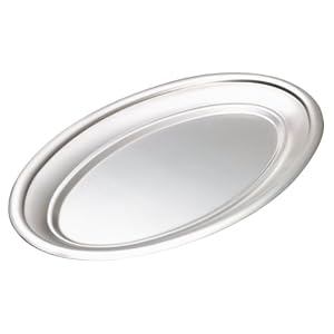 Oneida Astrid Stainless Steel 13-Inch Oval Roll Tray