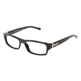 DOLCE and GABBANA D&G 3032 501 SHINY BLACK PLASTIC EYEGLASSES