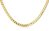 Silver 3 Micron Gold Plated 165 Curb Chain 20'