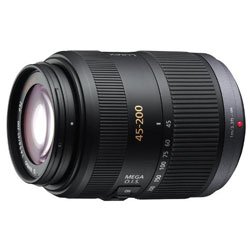 Panasonic 45-200mm f/4.0-5.6 Lumix G Vario MEGA OIS Zoom Micro Four Thirds Lens for Panasonic and Olympus Micro Four Thirds Cameras