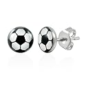 Urban Male Mens Football Stud Earrings 6mm