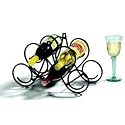 Spectrum 48110 Bordeaux Wine Rack, 5-Bottle, Black