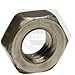 Hex Machine Screw Nut, 8-32, Low Carbon Steel, Plain, 100 Pack