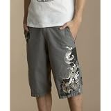 INC International Concepts? Chrome Diamond Skull Shorts at INC International Concepts