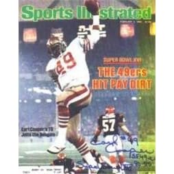 Buy Earl Cooper Autographed Hand Signed Sports Illustrated Magazine (San Francisco 49ers)