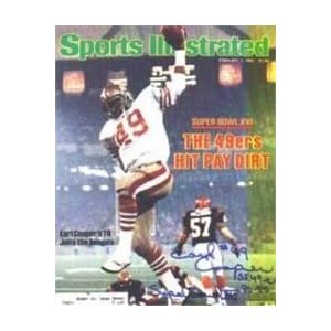 Buy Earl Cooper Autographed Hand Signed Sports Illustrated Magazine (San Francisco 49ers)