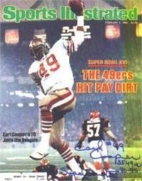 Earl Cooper Autographed/Hand Signed Sports Illustrated Magazine (San Francisco 49ers)