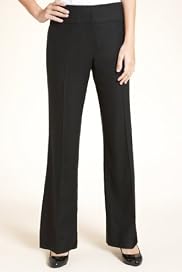 Linen Blend Stitch & Panel Bootleg Trousers [T59-7882T-S]