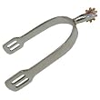 Ladies Dressage Brass Rowel Spurs - Ladies 1 1/2"
