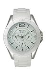 Fossil Women's CE1002 White Ceramic Bracelet White Analog Dial Multifunction Watch