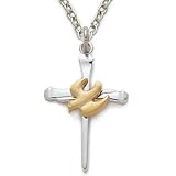 3 4 Sterling Silver Holy Spirit Cross