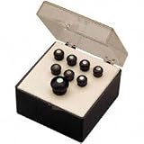 Martin Bridge and End Pin Set, Ebony Wood with Pearl Inlay