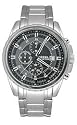 Fossil Men's Textured Black Dial Chronograph
