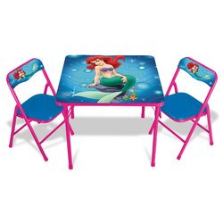 Kitchen: Little Mermaid Activity Table and Chairs Set