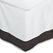 Pinzon Hotel Banded 100-Percent Egyptian Cotton Sateen California King Bed Skirt, Espresso