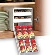 18-Bottle Spice Organizer with 3 Drawers (White) (8.5