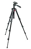 Manfrotto 718SHB Digi Mini Short Tripod with Integrated 3-Way Head and Carrying Bag (Black)