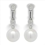 Silk Japanese Akoya Cultured Pearl Earring