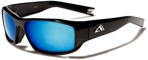 ARCTIC BLUE MENS NEW STYLISH CYCLING SPORTS SUNGLASSES (BLACK)