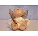 Angel Cheek Figurine with Flute