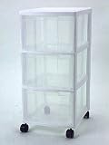 3 Drawer Chest White (White) (26.5