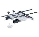 Bosch RA1054 Deluxe Router Edge Guide With Dust Extraction Hood and Vacuum Hose Adapter