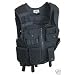 SWAT Weste mit Pistolenholster Schwarz, Gr.XXL