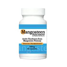 Mangosteen 500 mg, 60 Capsules - Endorsed by Ray Sahelian, M.D.
