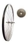 26" Rear Alloy Mtn Bike Wheel/Cog 6Sp...