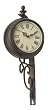 Durocraft Small Wrought Iron Two Sided Wall Clock