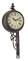 Durocraft Small Wrought Iron Two Sided Wall Clock