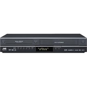 JVC DRMV100B 1080p Upconverting DVD Recorder VCR Combo with Built-in Tuner