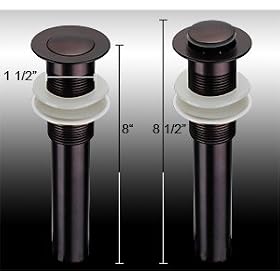 Buy 1 1 2 Kitchen Bathtub Sink Pop-Up Drain Stopper Oil Rubbed Bronze ORB by MEGA BRAND now!
