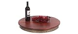 Lazy Daisy Reclaimed Wine Barrel Lazy Susan