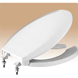 TOTO SC134-01 Elongated Commercial Toilet Seat, Cotton White
